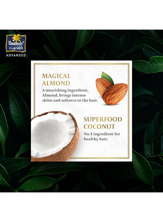 Parachute Advansed Everyday Shine Shampoo With Almond And Coconut 340ml  - Image 4