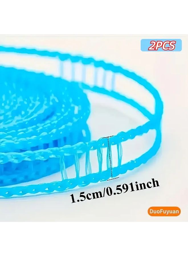 Upgraded Thickened Portable Clothesline 2 Strips 118 Inch Non Slip Windproof For Camping Travel Home - Image 5
