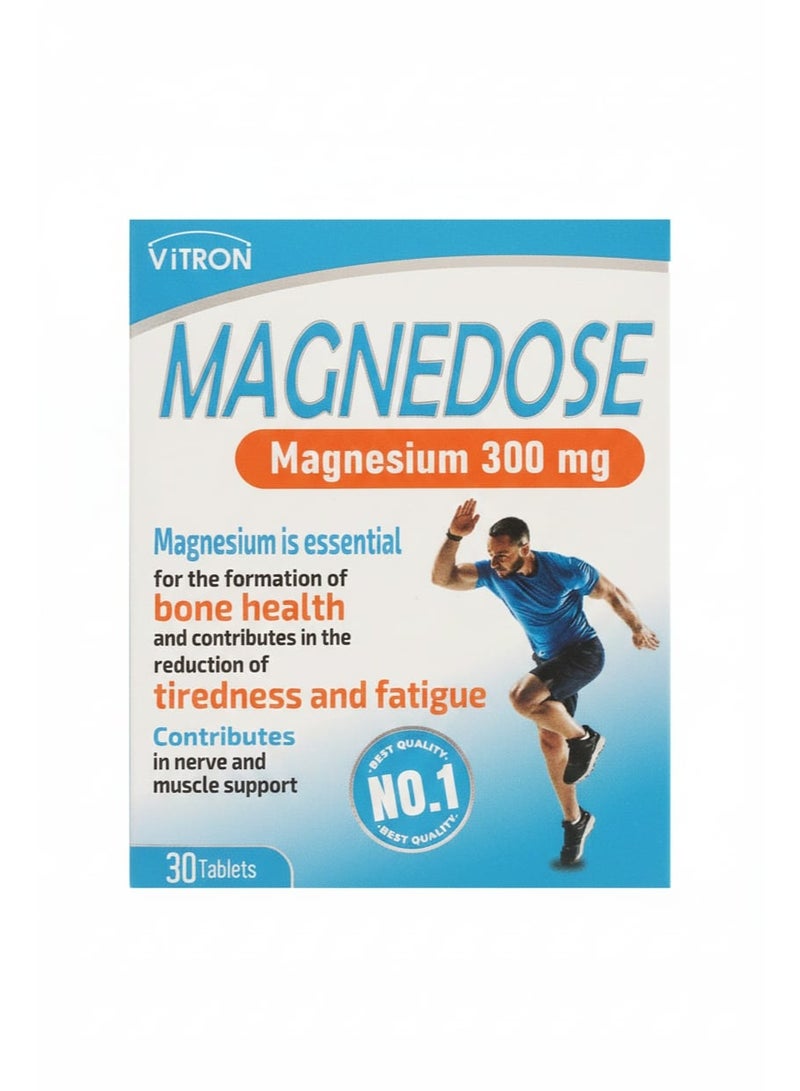 Magnedose Magnesium 300mg 30 Tablets
