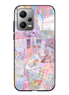 Protective Case Cover For Xiaomi Redmi Note 12 Pro Cute Collage Design Multicolour