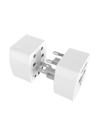 Universal Conversion Plug for Travel – Mini Worldwide Travel Adapter with US/AU/EU/UK Plug Compatibility, 250V 6A Power Rating, Safety Shutters & Overload Protection – Compact Charger Adapter for Mobile, Laptop, Power Bank - view 3
