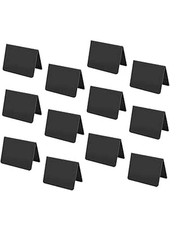 15 Pack Mini Chalkboard Signs with Stand Reusable Menu Message Board for Restaurants - Image 1
