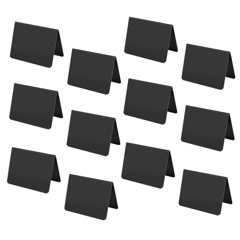 15 Pack Mini Chalkboard Signs with Stand Reusable Menu Message Board for Restaurants - Image 2