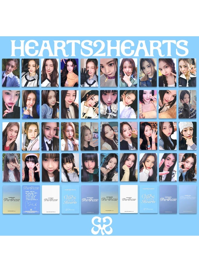NIBEMINENT 5 Pcs Kpop Hearts2Hearts - Carmen The Chase Lomo Cards Card For Fans Collection Gifts - Image 2