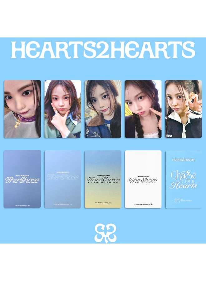 NIBEMINENT 5 Pcs Kpop Hearts2Hearts - Carmen The Chase Lomo Cards Card For Fans Collection Gifts - Image 1