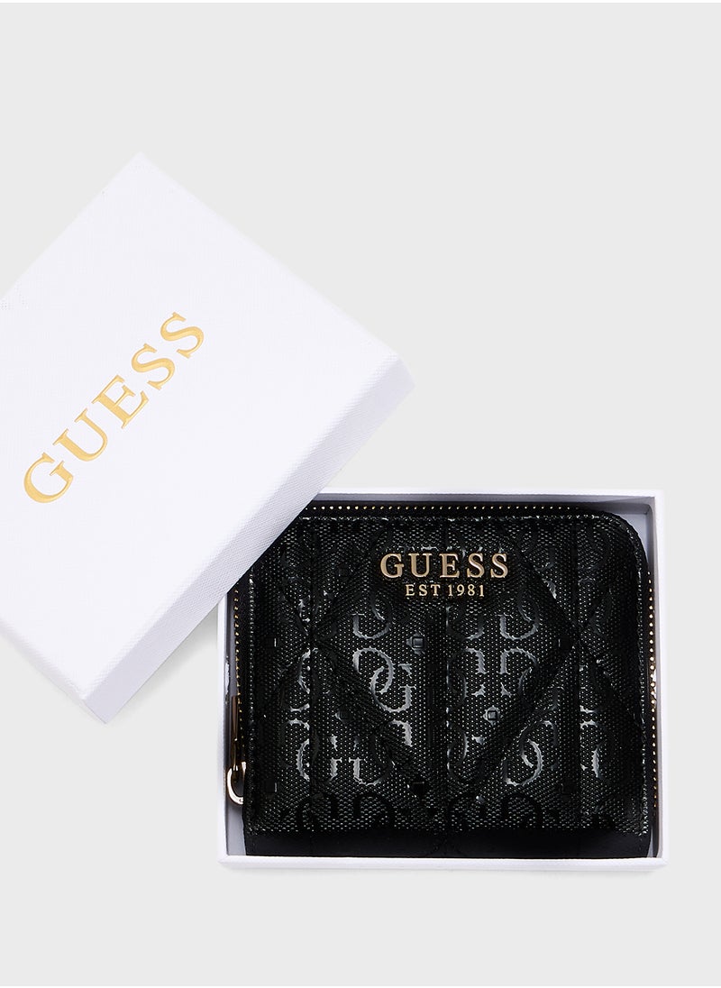 GUESS ALDINA SLG SMALL ZIP AROUND  - Image 5