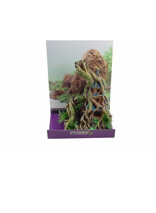 Artificial Plant Aquarium Decoration For Fish Tank 10.5X8X13.5Cm