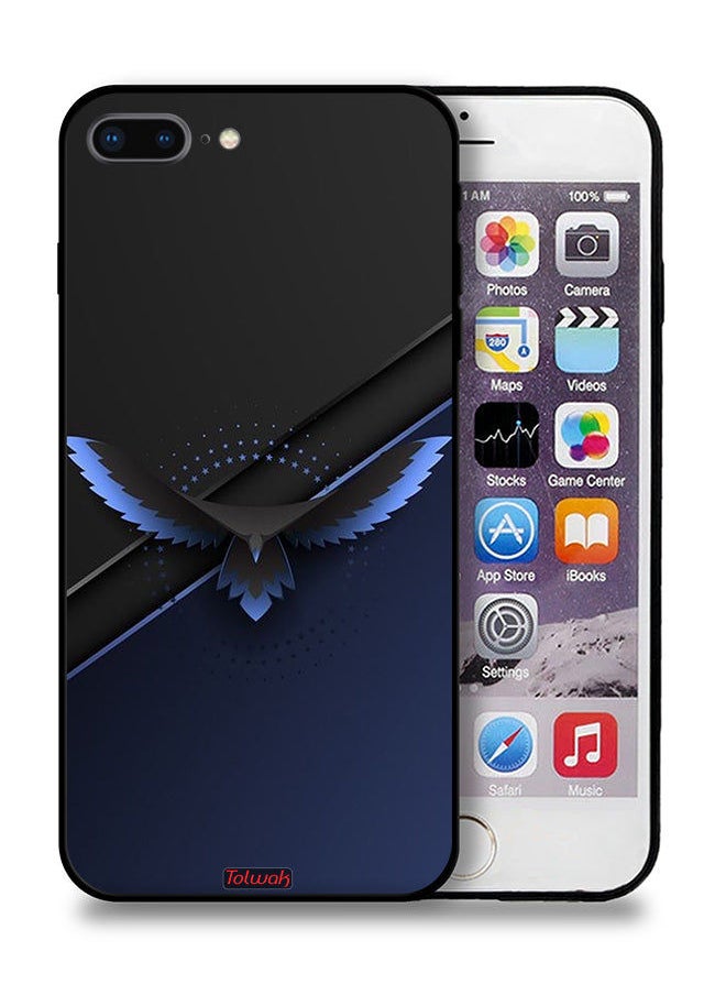 Tolwak Apple iPhone 7 Plus Protective Case Eagle Digital Abstract Art  - Image 1