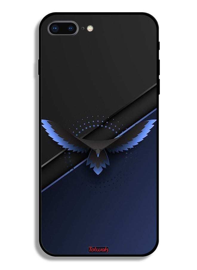 Tolwak Apple iPhone 7 Plus Protective Case Eagle Digital Abstract Art  - Image 2