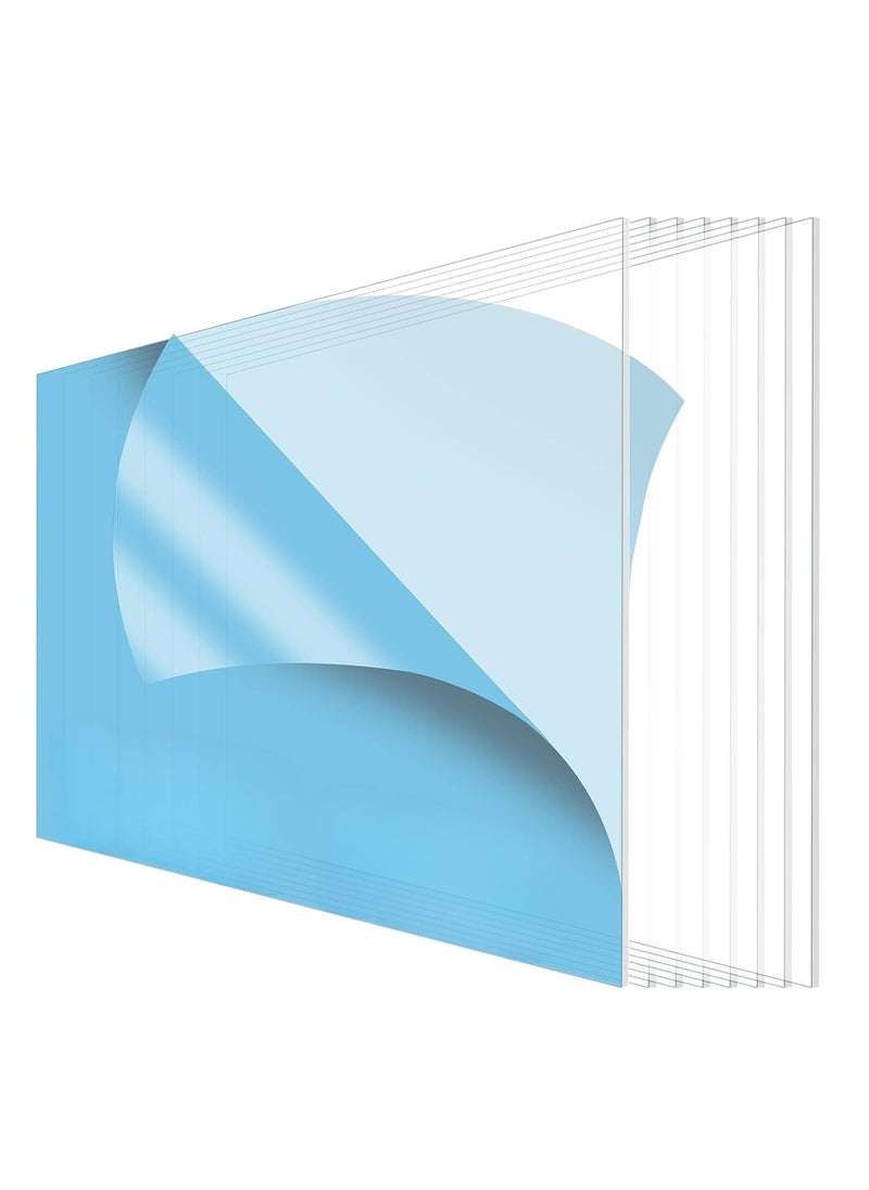 Kd Retail Kd RetailClear Transparent Acrylic Plexiglass 3mm Sheet Pieces 12 x 12 3mm  - Image 1