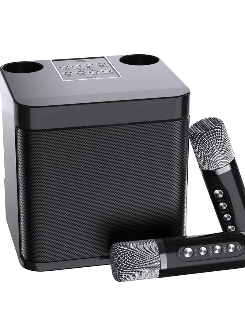 SU.YOSD - YS-203 Professional Portable 100W Dual Microphone Bluetooth Smart Speaker External Karaoke Equipment - Image 1