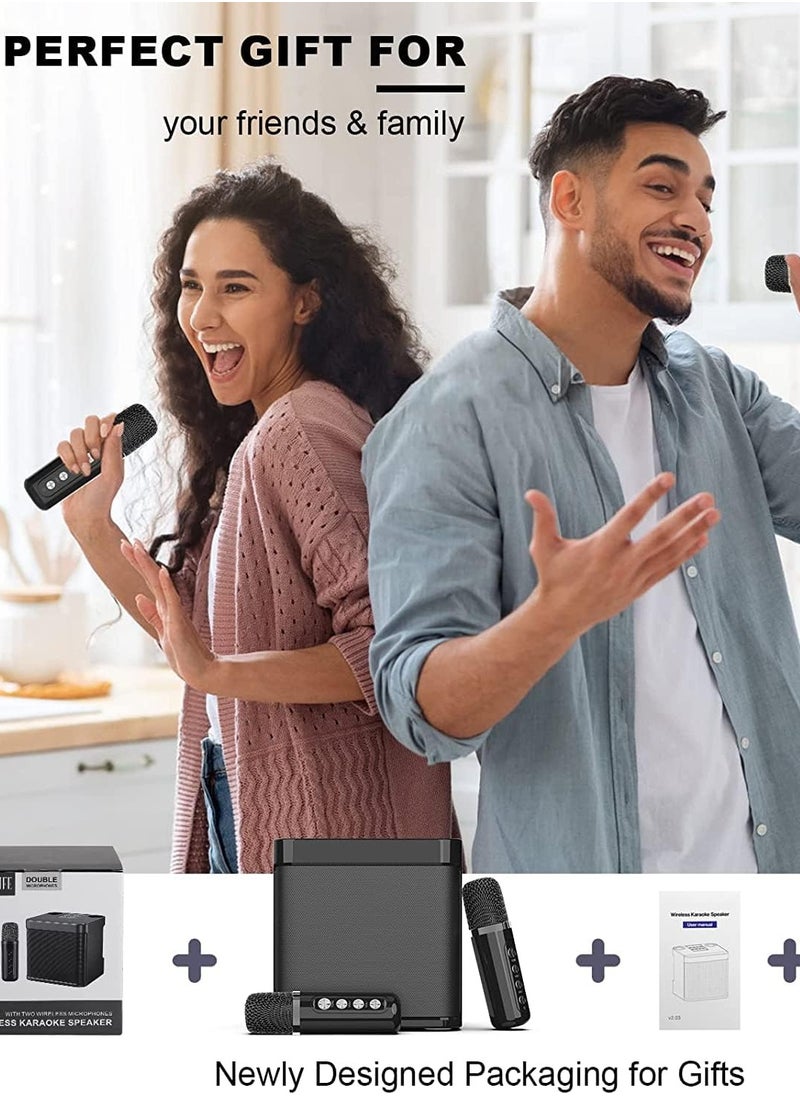 SU.YOSD - YS-203 Professional Portable 100W Dual Microphone Bluetooth Smart Speaker External Karaoke Equipment - Image 1