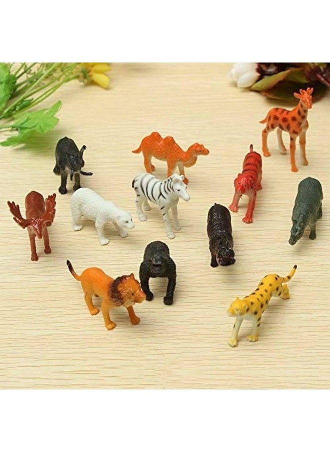 TEMSON - TEMSON Realistic Animal Figure Toy - 10 Pcs Wild Animal Toy for Kids, Animal Figure Playset, Educational & Prank Toys for Kids (Wild Animal) - Image 1