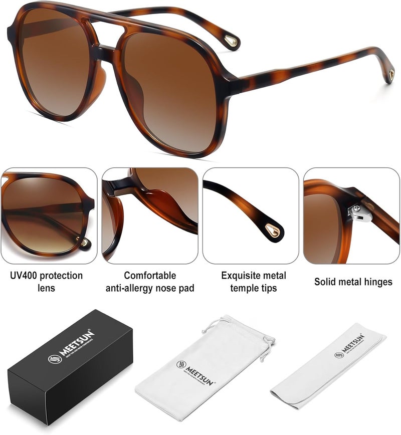 MEETSUN unisex-adult 9102 Sunglasses - Image 3
