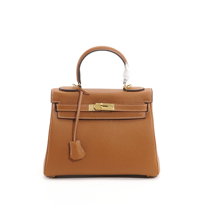 Genuine Leather Women'S Bag Kelly Bag Red Cross-Body Bag Hand-Held Wedding Bride Platinum Kelly Bag - Image 4