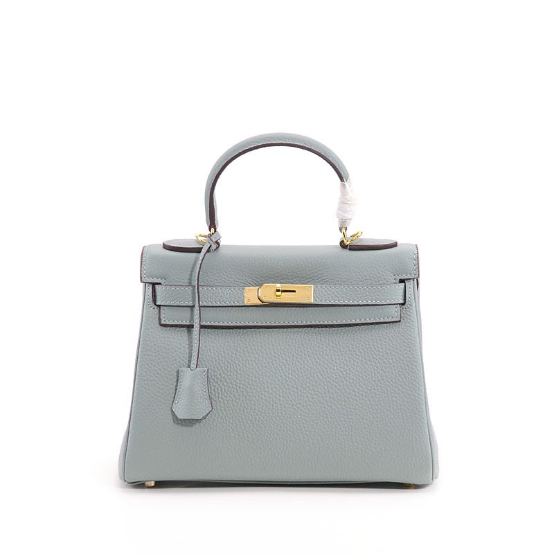Genuine Leather Women'S Bag Kelly Bag Red Cross-Body Bag Hand-Held Wedding Bride Platinum Kelly Bag - Image 5