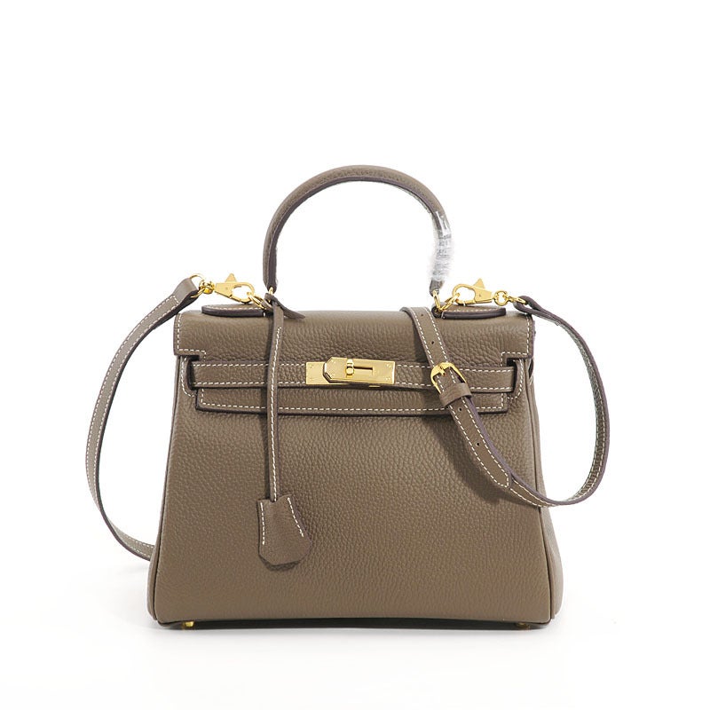 Genuine Leather Women'S Bag Kelly Bag Red Cross-Body Bag Hand-Held Wedding Bride Platinum Kelly Bag - Image 2