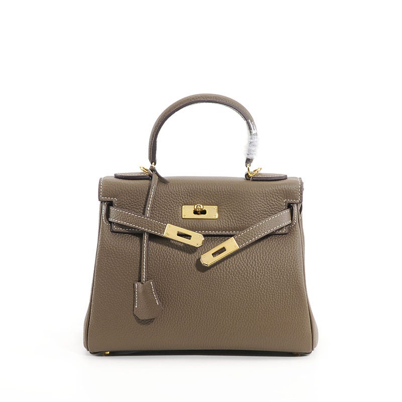 Genuine Leather Women'S Bag Kelly Bag Red Cross-Body Bag Hand-Held Wedding Bride Platinum Kelly Bag - Image 3