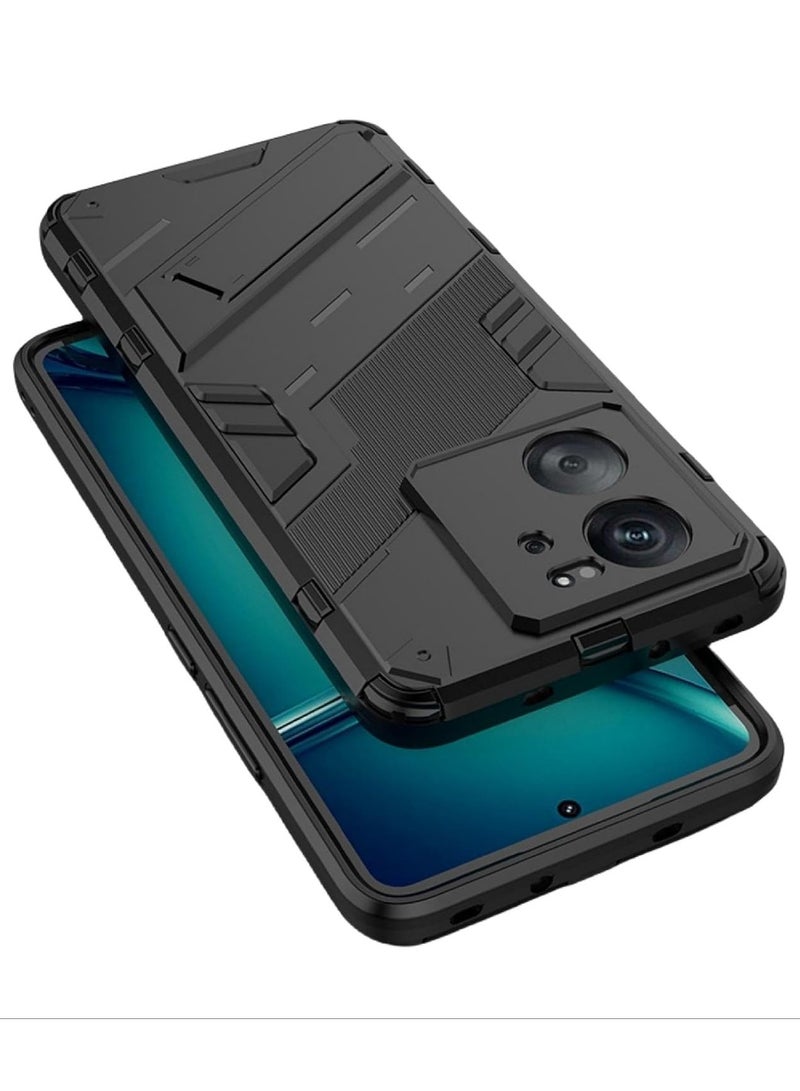 general Case Compatible with Xiaomi 13T, [Shockproof] Soft TPU Bumper and Hard PC Back Cover with Stand [Camera Lens Protecctor] [Non-Slip] [Outdoor] - Image 1