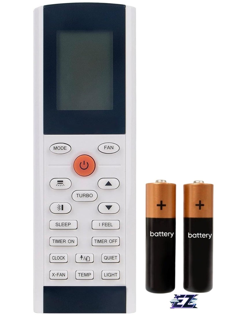 ELTRAZONE Universal Remote Control Replacement for Gree Air Conditioner YACIFBI YAC1FB YAC1FB YAC1FB6 YAC1FB9 with battery - Image 1