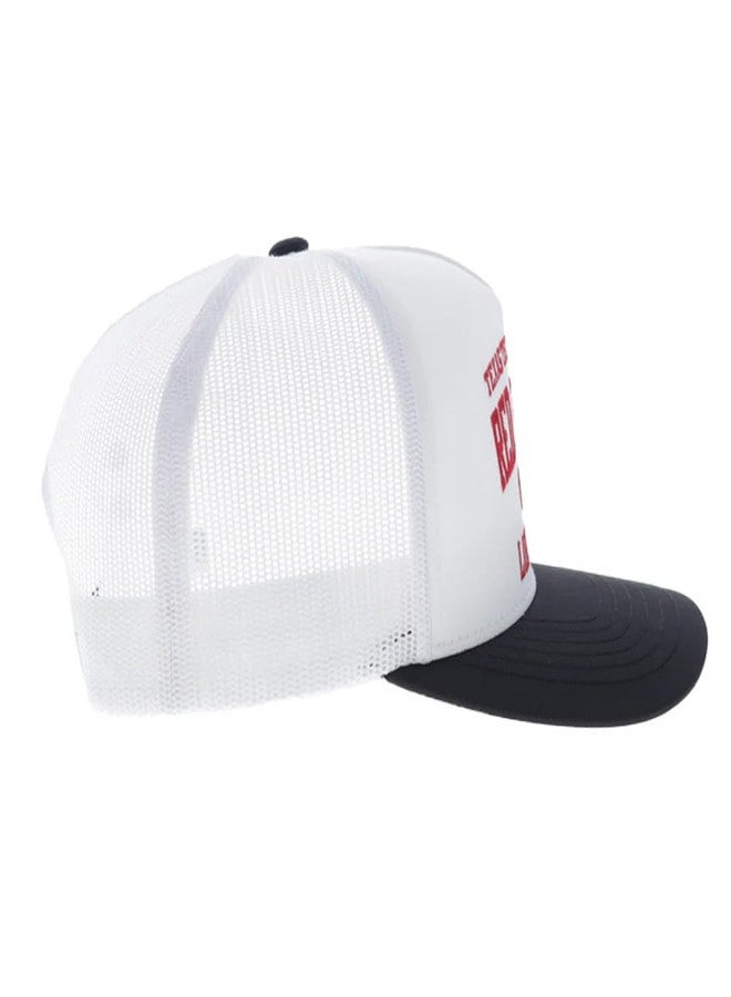 HOOEY Men's Texas Tech University Officially Licensed Collegiate Adjustable Snapback Hat White/Black - Image 5