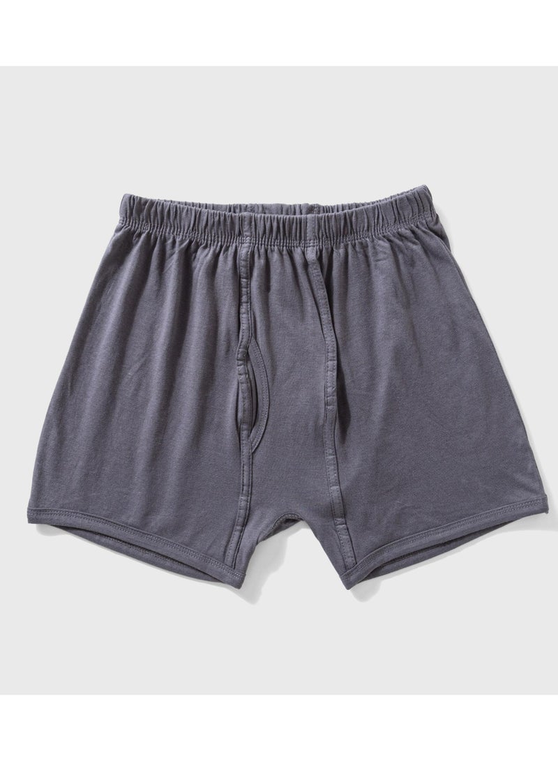 COTTONIL Pack of 3 Plain Colors Cotton 100% Boxer Short Underwear for Men  - Image 3