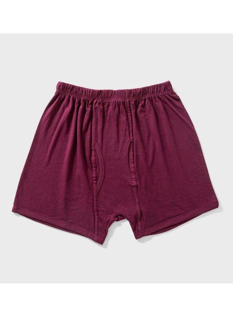 COTTONIL Pack of 3 Plain Colors Cotton 100% Boxer Short Underwear for Men  - Image 4