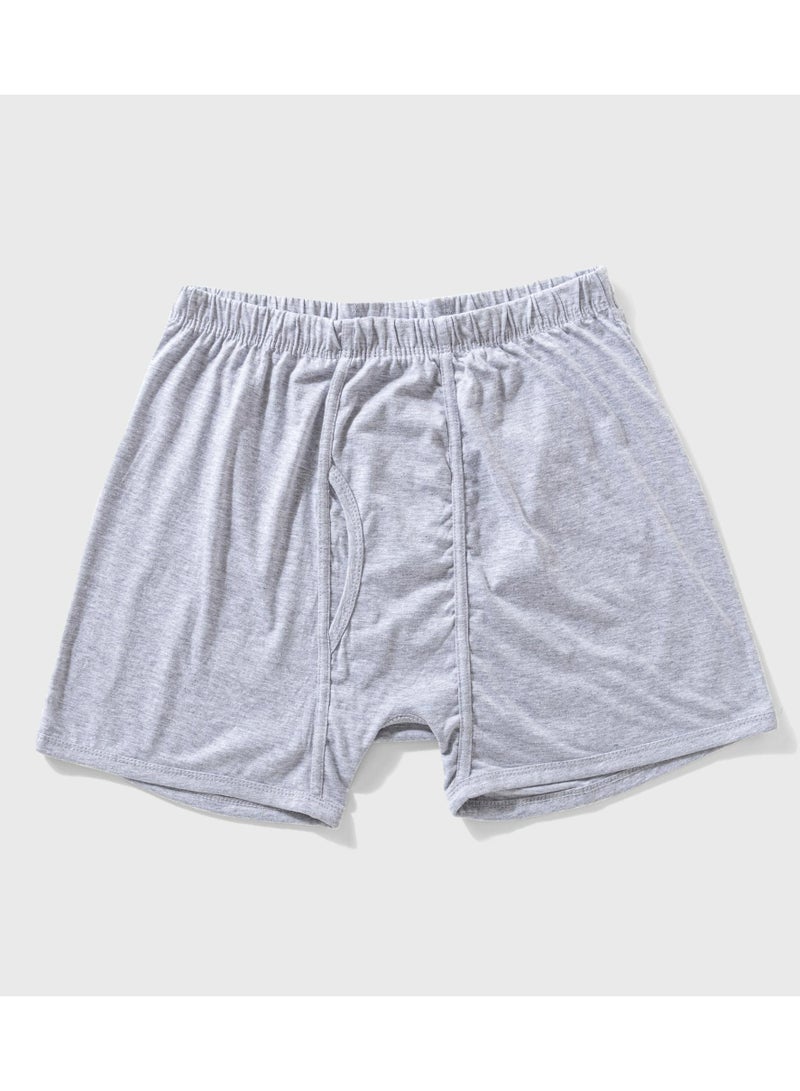 COTTONIL Pack of 3 Plain Colors Cotton 100% Boxer Short Underwear for Men  - Image 5