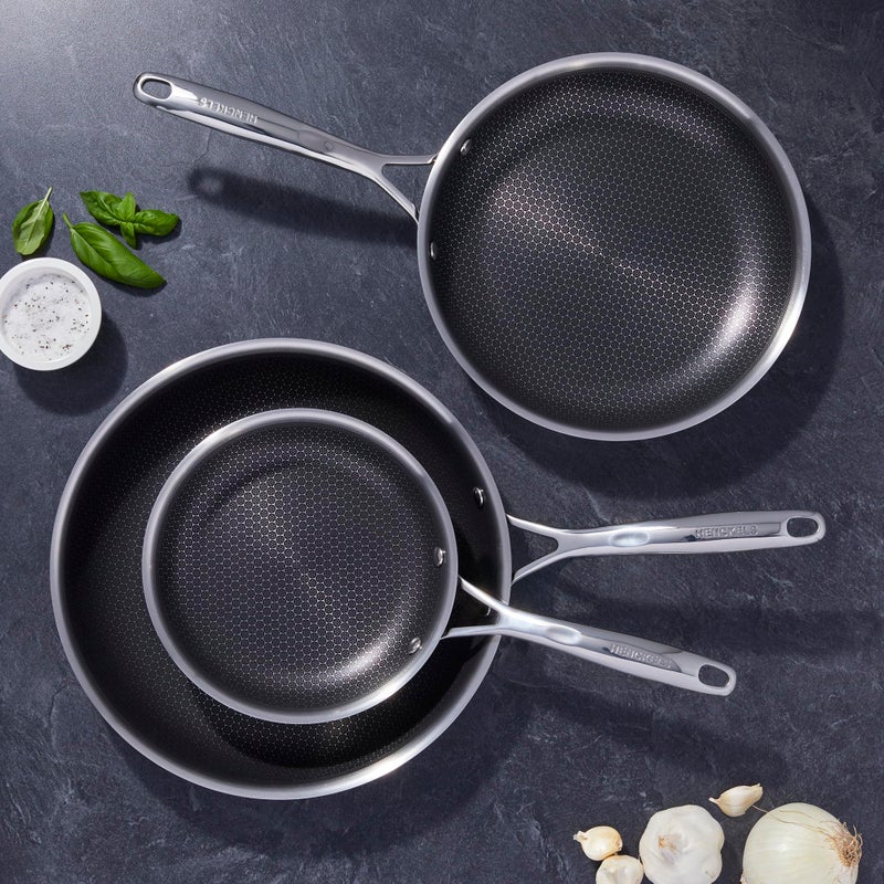 Henckels Paradigm 3-pc Stainless Steel Nonstick Fry Pan Set - Image 5