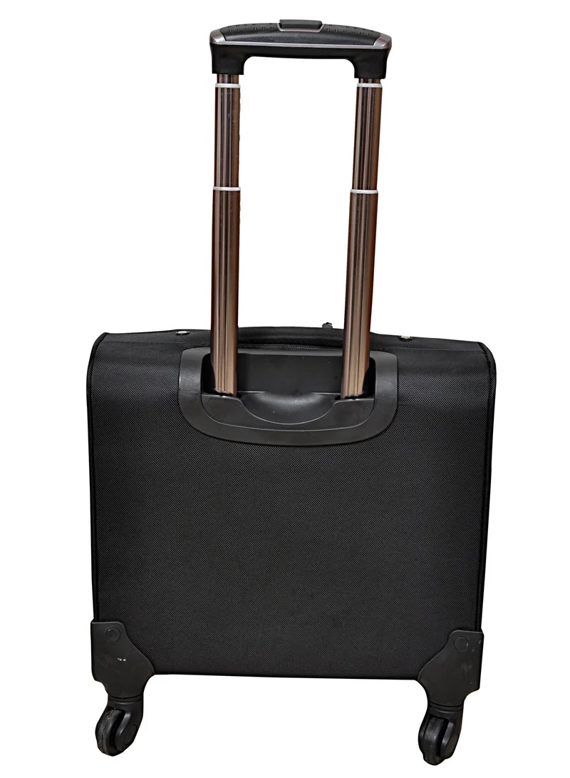 Track Track Fabric Computer Trolley 16 Inch TR3012-1-16 – 4 Wheels, Combination Lock, Adjustable Telescopic Handle