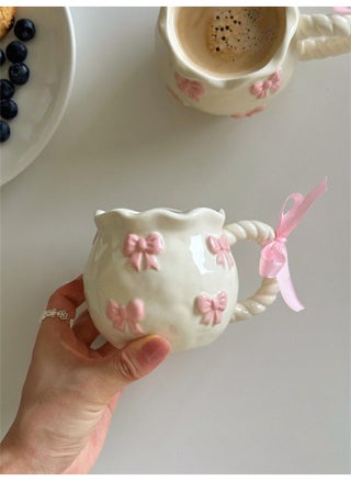 Pink White Cup