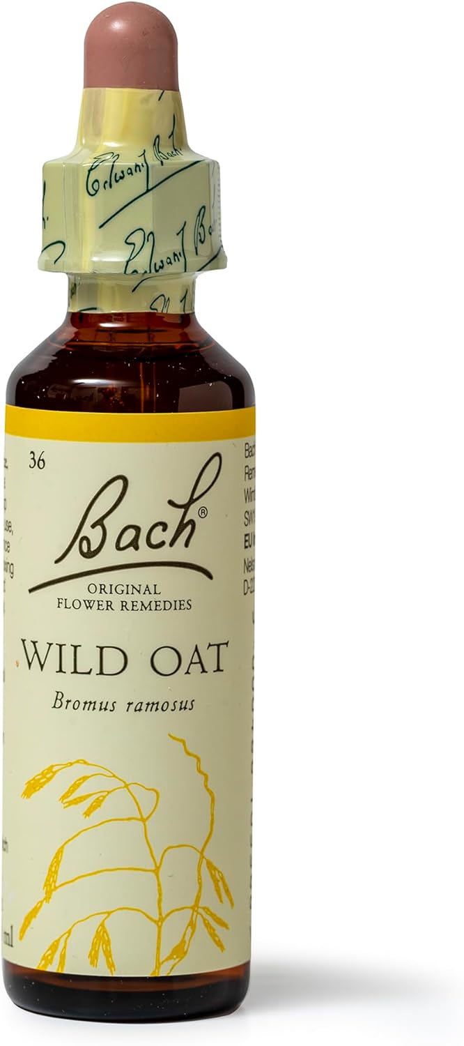 Bach علاجات باخ الأصلية من زهور البرية الشوفان اعرف عقلك قرر مسارك الرفاهية العاطفية جوهر الزهور الطبيعية 20 مل - Image 1