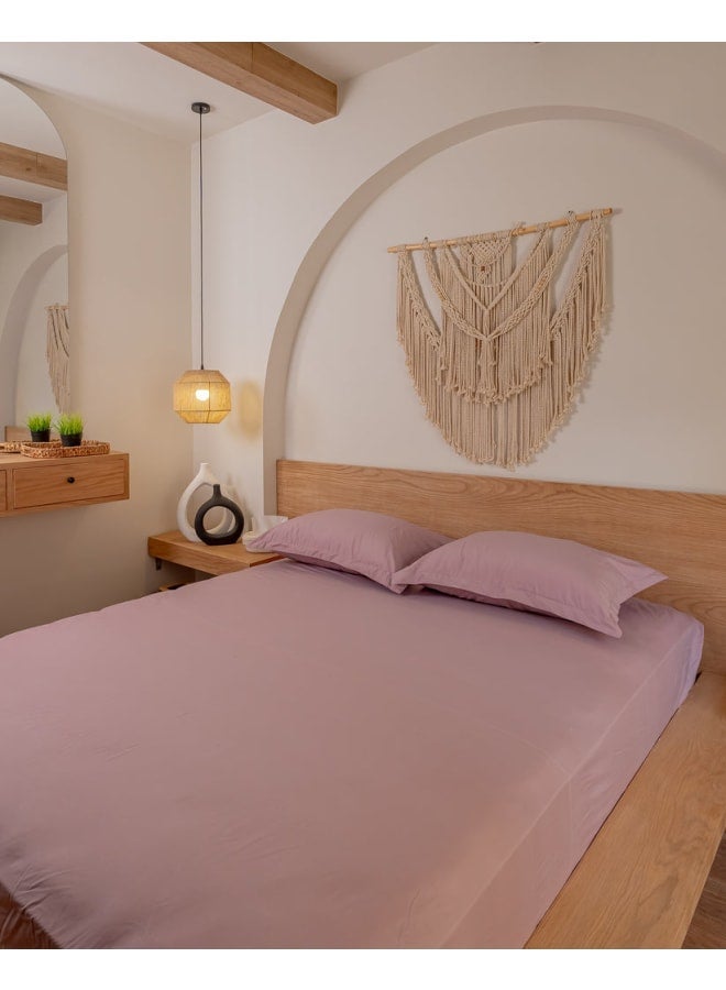 ب كومفورت  طقم ملاية أستك قطن موف - Image 1