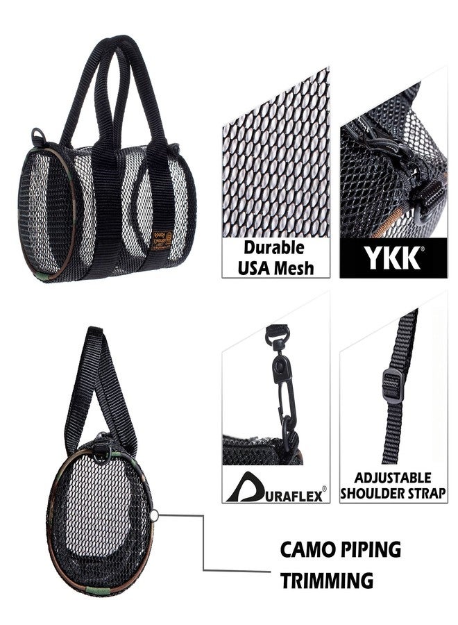 RE ROUGH ENOUGH Rough Enough Small Clear Purse Crossbody Bag for Women Stadium Events Country Concert Outfits Mesh - Image 3