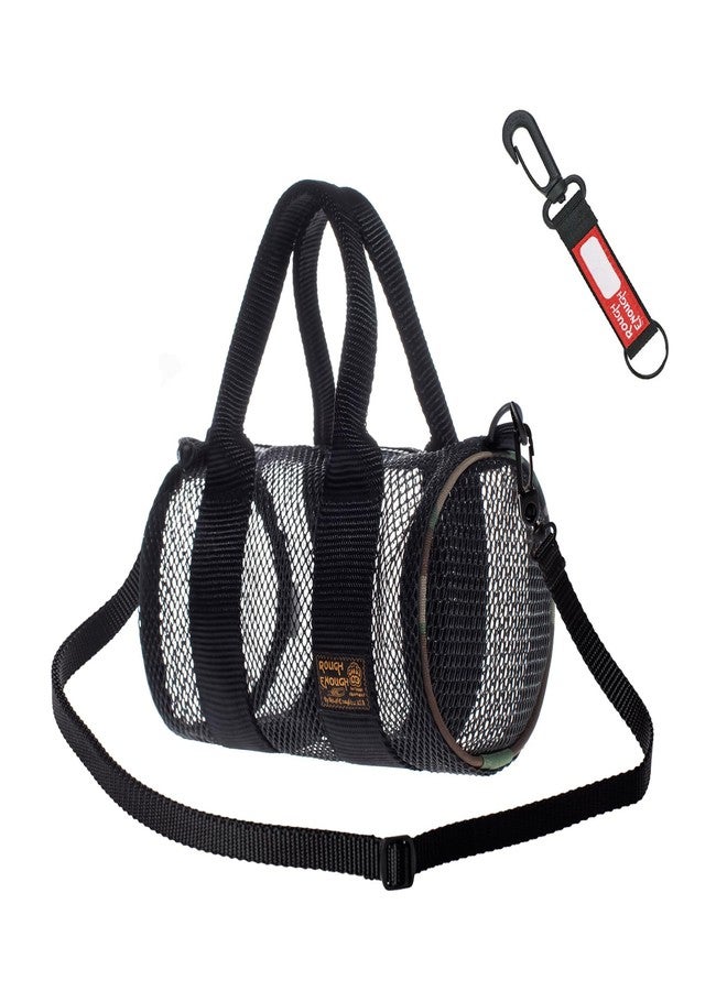 RE ROUGH ENOUGH Rough Enough Small Clear Purse Crossbody Bag for Women Stadium Events Country Concert Outfits Mesh - Image 1