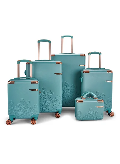 LIMRA Luggage set 5 pieces travel Bags with a distinctive design from limra tiffany