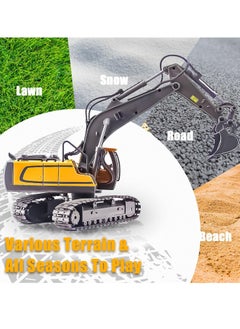 Remote Control Excavator, Toys for Boys Age 6-12, 680-degree 2 Batteries Metal Shovel Lights/Sounds Construction Toys Birthday Gifts Boy Toys for 3 4 5 6 7 8 Years Old (2.4 GHz) - pzsku/ZF224D6EB57A61D9B6429Z/45/_/1722014375/acd31e86-38bb-49ca-ad30-69ed44f86c94