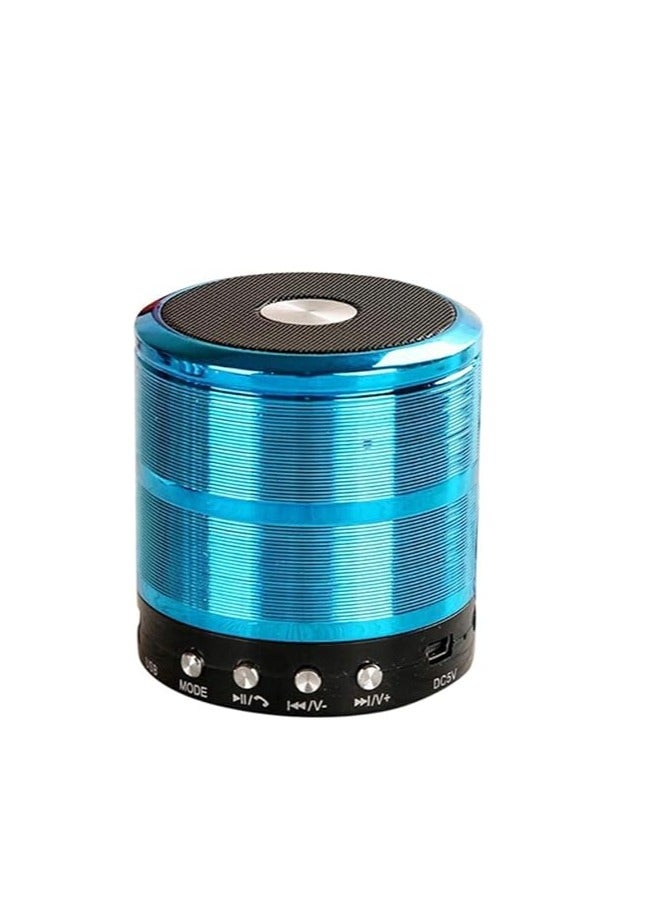 WS-887 Mini Bluetooth Speaker with FM Radio, Memory Card Slot, USB Memory Slot, AUX Input Mode - Image 1