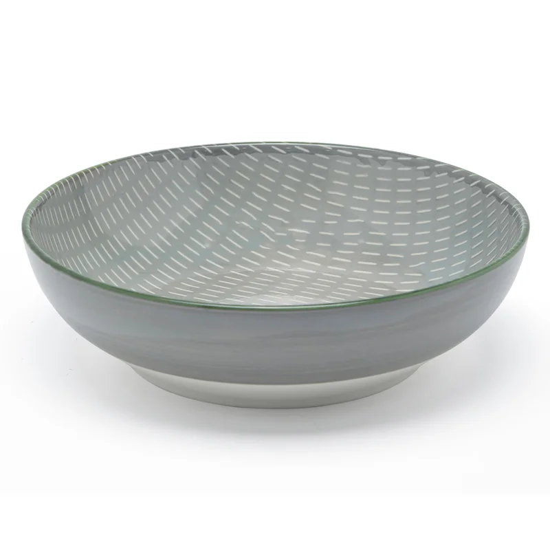 سيمبلي كيتشن Floral Mm Dandelions Ceramic Salad Bowl
