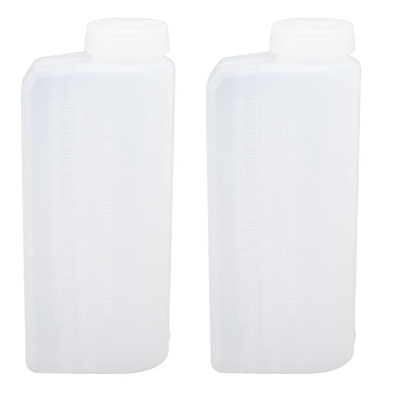 2PCS 600ML 2 Stroke Oil Petrol Fuel Mix Bottle Professional Oil Mixing Bottle Container for Chainsaw Ironing Machine - Image 3