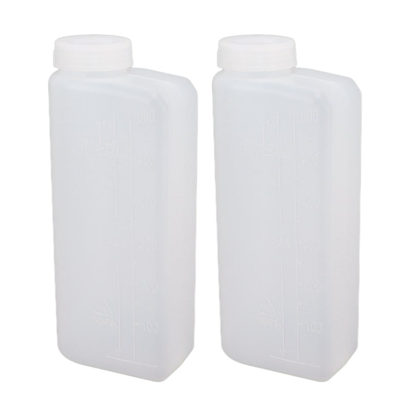 2PCS 600ML 2 Stroke Oil Petrol Fuel Mix Bottle Professional Oil Mixing Bottle Container for Chainsaw Ironing Machine - Image 1