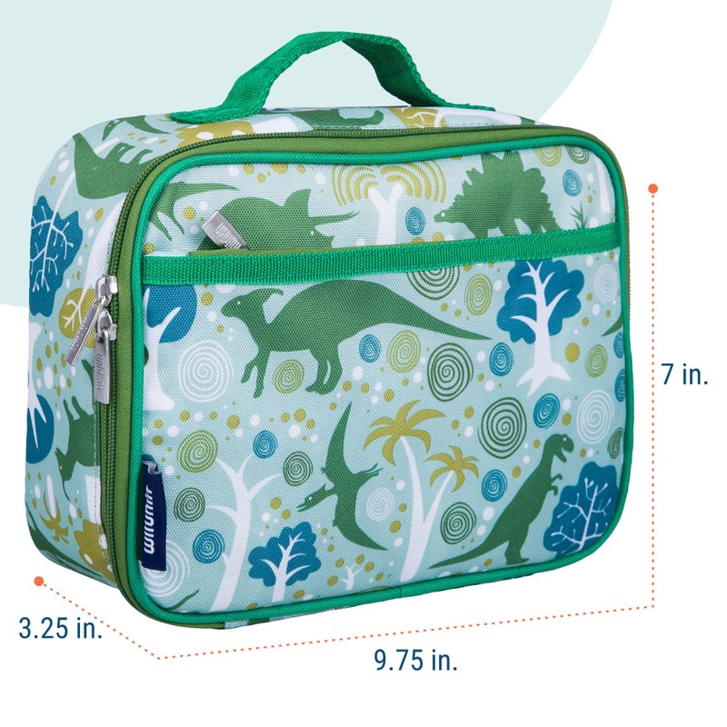 Wildkin Insulated Lunch Box Bag For Boys & Girls  Reusable Kids Lunch Box Is Perfect For Early Elementary Daycare School Travel  Ideal For Hot Or Cold Snacks & Bento Boxes (Dinomite Dinosaur) - Image 4
