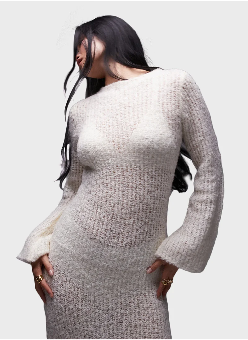 TOPSHOP Knit Maxi Dress