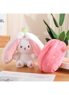 Canestar Special Gift for Lover Strawberry Rabbit Special Design - Both Strawberry and Rabbit Pink with Zippered Structure  - Image 3