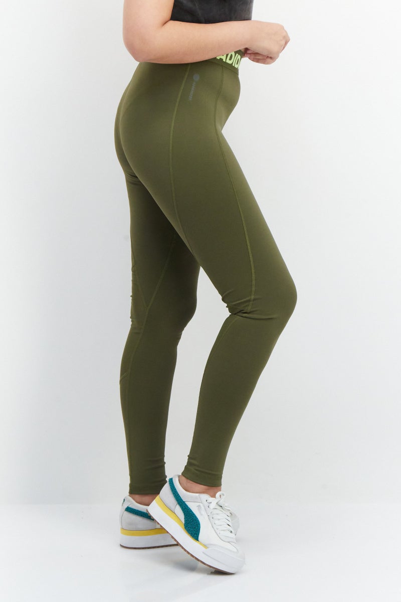 Adidas Women Sportswear Fit Training Leggings, Olive - Image 3