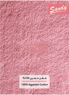 Sandy Sandy 100% Cotton Luxury Bath Towel for Face, Ideal for Daily Use, Quick Dry, High Absorbent and Super Soft 70x40 cm, Pink  - Image 5