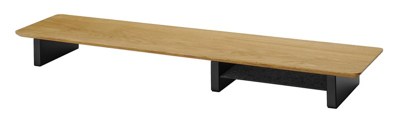 IVE Design XL Oak Wood Desk Shelf for Top of Desk 44 Inch Length - Image 5