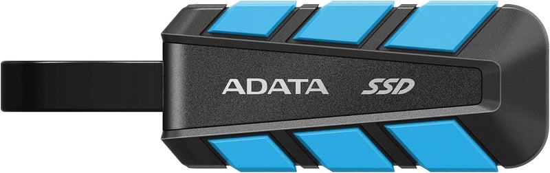 ADATA ADATA 1TB SC740 External SSD USB32 Gen2 BlackBlue Shock and Drop Proof - Image 1