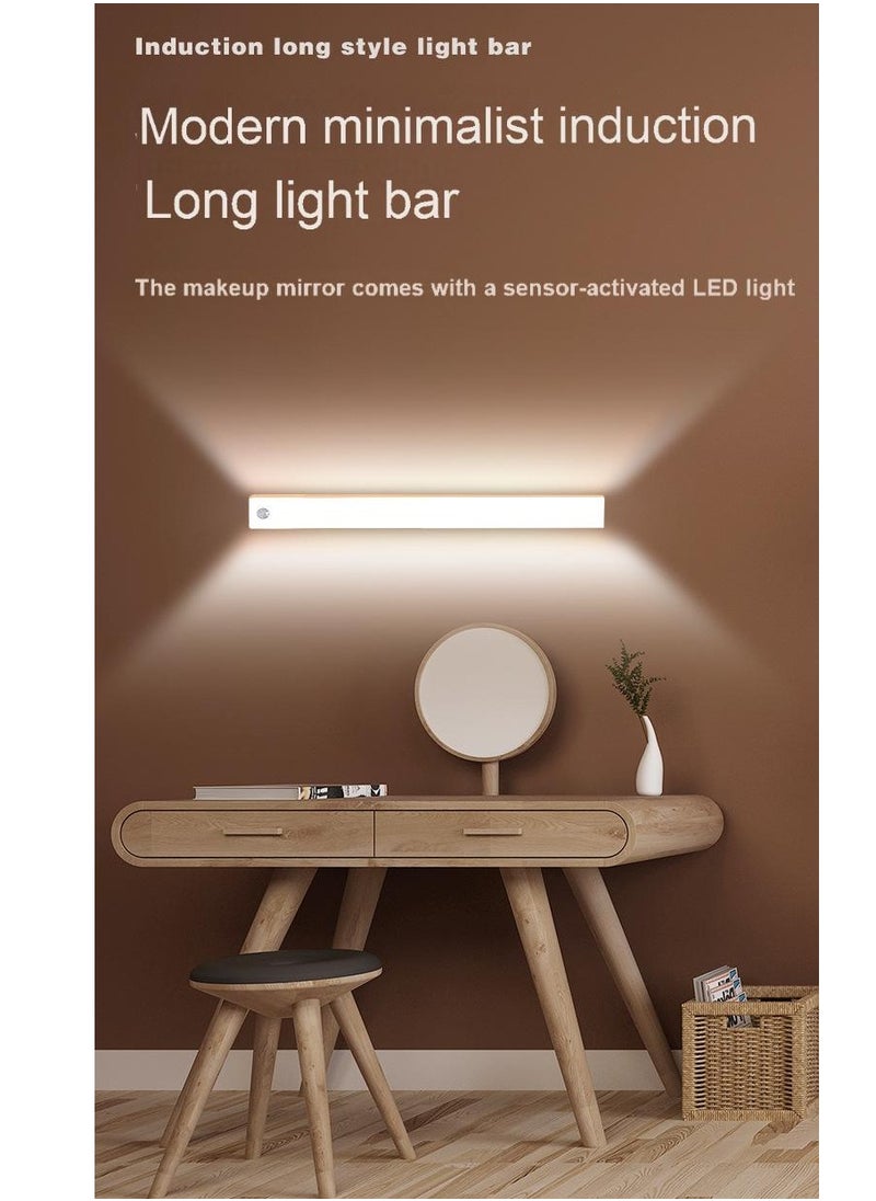 Generic Multifunctional Induction Long Style Light Bar - 10CM Warm Light, Motion Sensing, Adjustable Brightness & Color Temperature, USB Rechargeable, Ideal for Home & Dorm Use  - Image 1