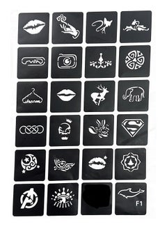 MODA Tattoo Stencil Tattoo Sticker Henna Sticker For Magical Tattoo Ink 